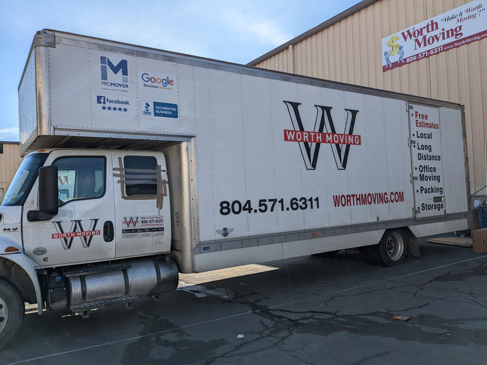 Worth Moving Truck in Richmond VA